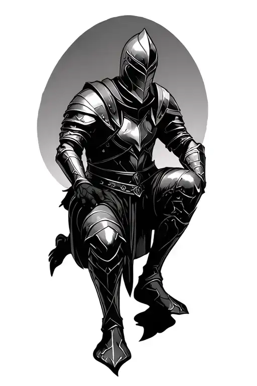 Knight Kneeling