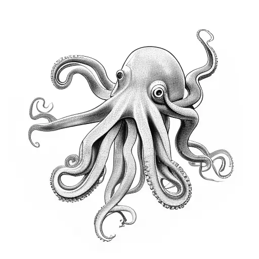 Octopus Legs Coming Out Of Bonnet Scuba Diving Helmet