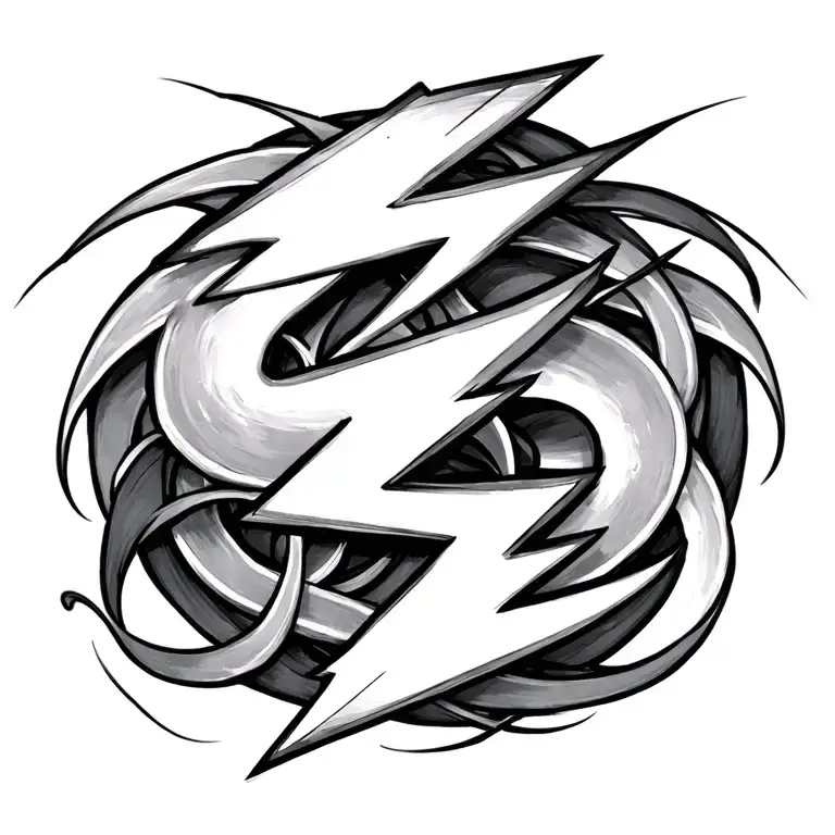 Lightning Bolt Intertwined