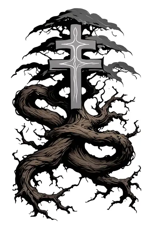 Poison Tree With Cross Wrapped