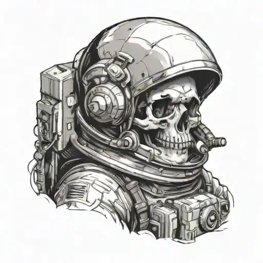 Astronaut Skull