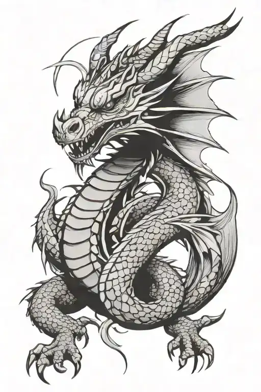 Dragon Caraxes Minimalist