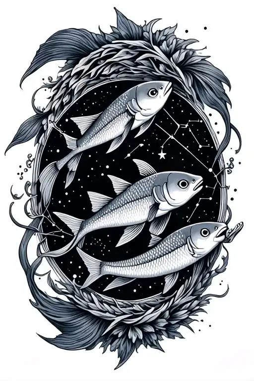 Pisces Constellation Surrounded