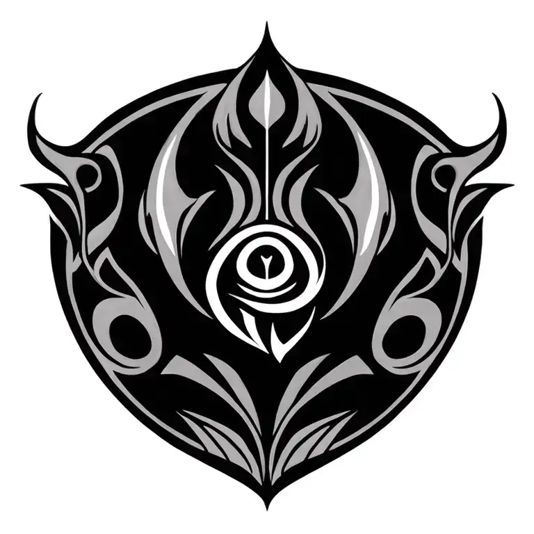 Black Irish Tribal Symbols