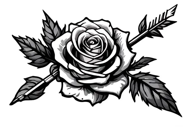 Rose And Arrow