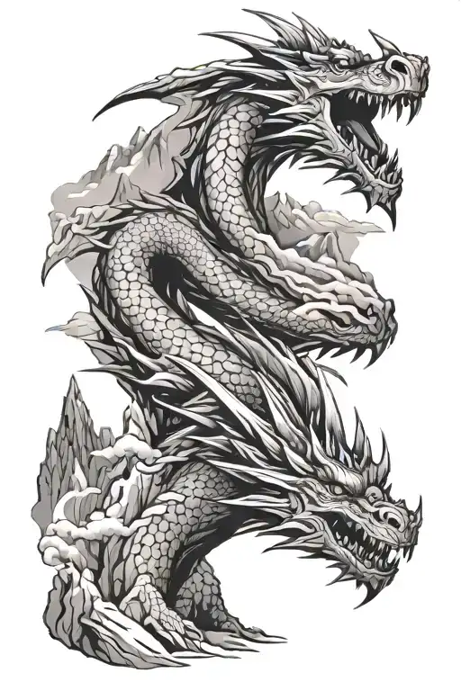 Dragon And Mountain Peak