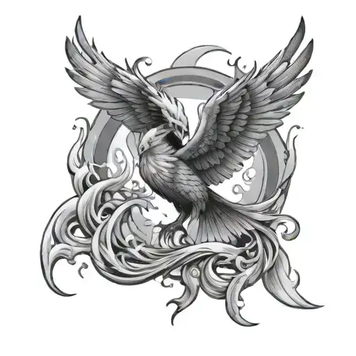 Phoenix Rising From The Ashes