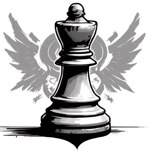 Pawn Chess Piece With Some Naruto And Attack On Titan