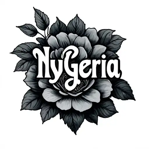 A Beautiful And Meaning Design Of The Meaning Of The Name Nygeria