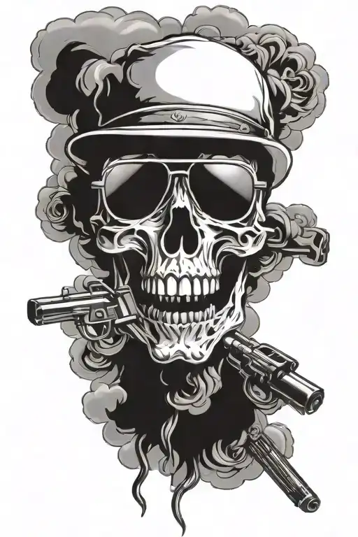 Smoking Clouds Forming The Shape Of Money Guns N Roses