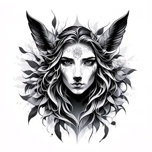 A Beautiful Design Representing Resilience And Strength