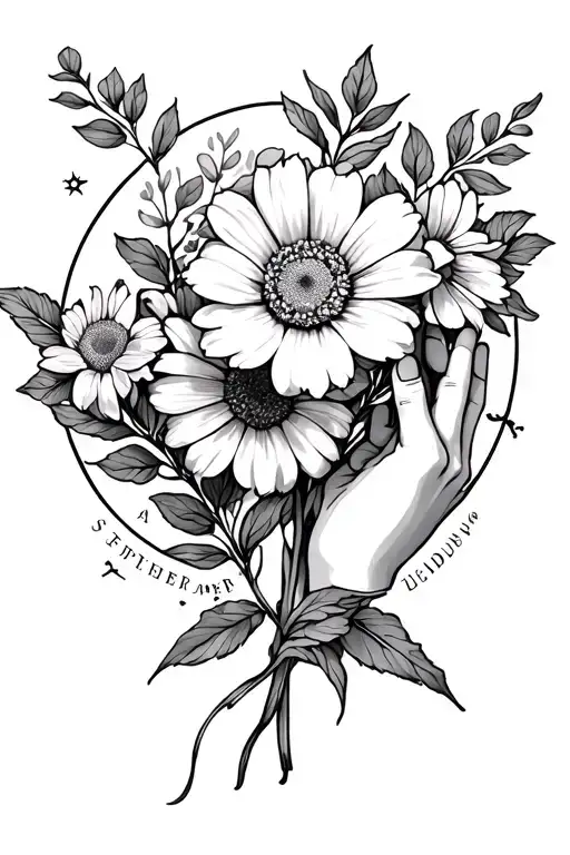 Virgo Astrological Sign Holding The September Birth Flower