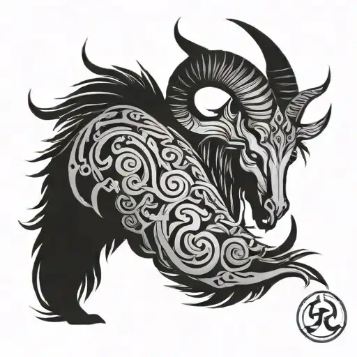 Capricorn Sign Logo