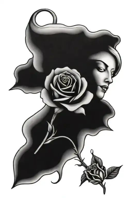 Rose And Virgin Mary