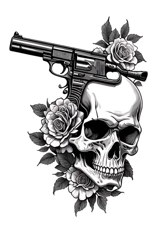 Skull Guns N Roses