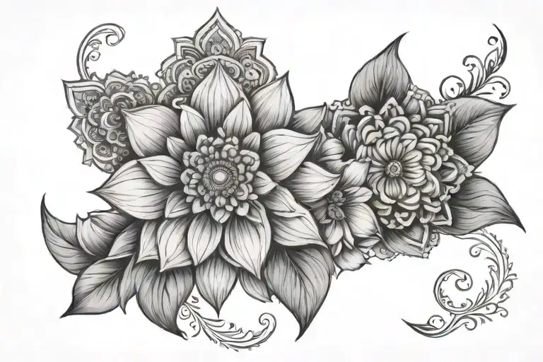 Mandala Birth Flowers