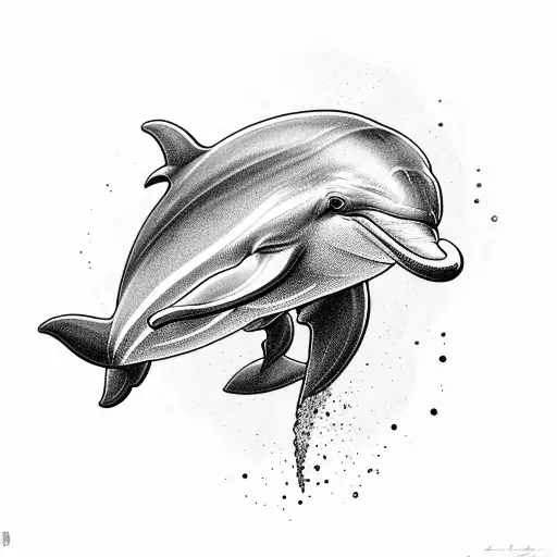 Dolphin With Background