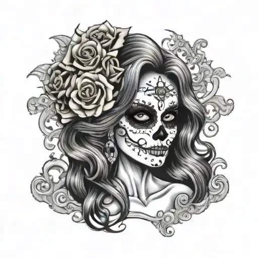 Lady Death Sugar Skull