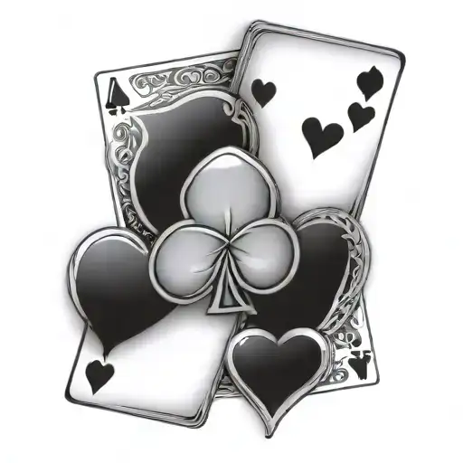 Three Of Hearts Card