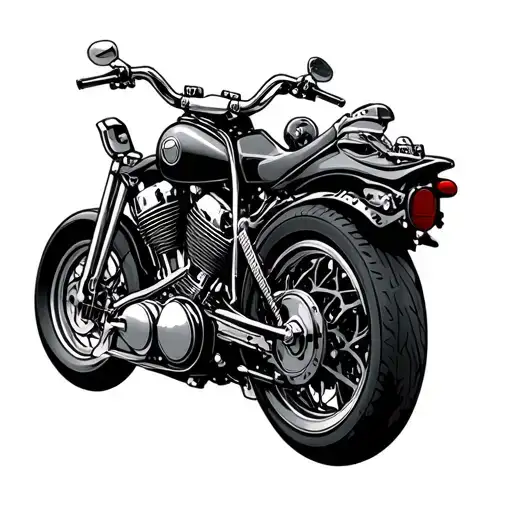 Guitar And Motorcycle Engine