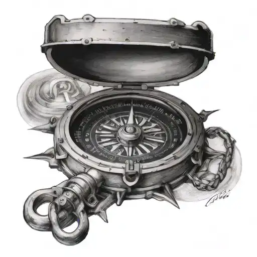 Marine Compass With Date 1938 1949