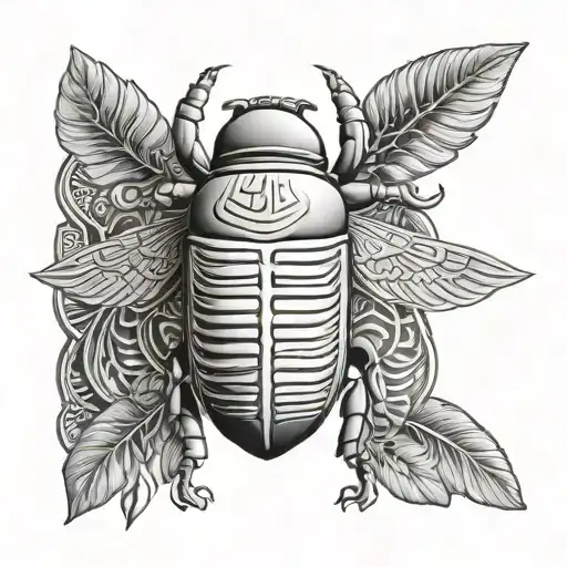 Egyptian And Nordic Scarab