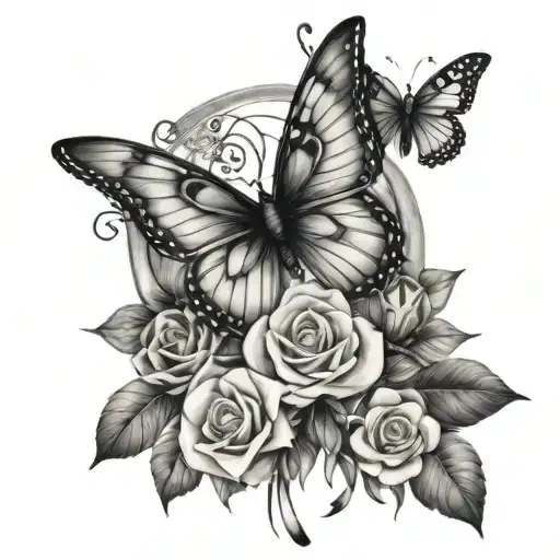 Dreamcatcher Butterfly Lillie's Daisies And Roses