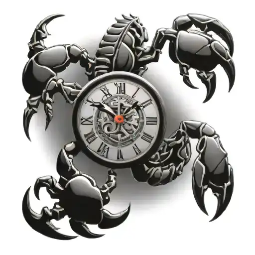 Scorpion Clock