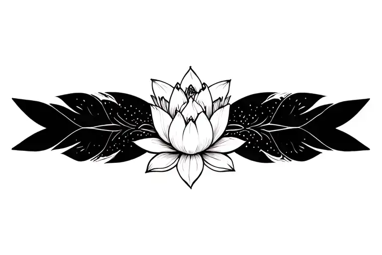 Moon Star Planet Mandala Lotus Flower Design Inspired