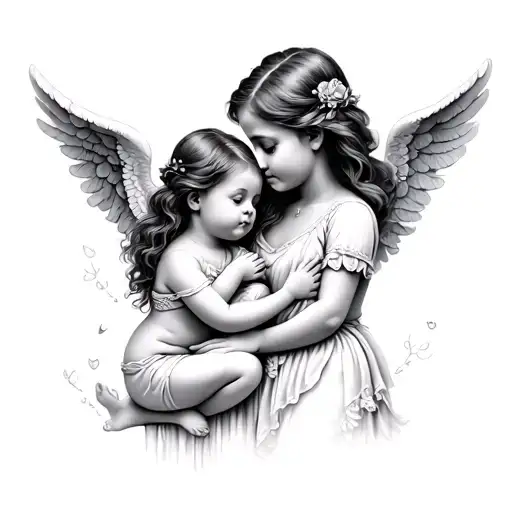 Son Daughter Family Baby Angel