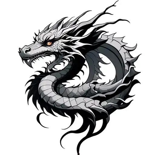 Gemini Zodiac Dragon