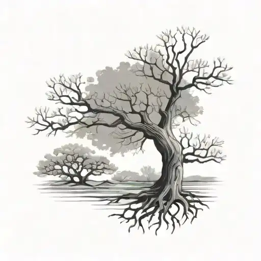 Mpm 1954 2011 With Tree Growing