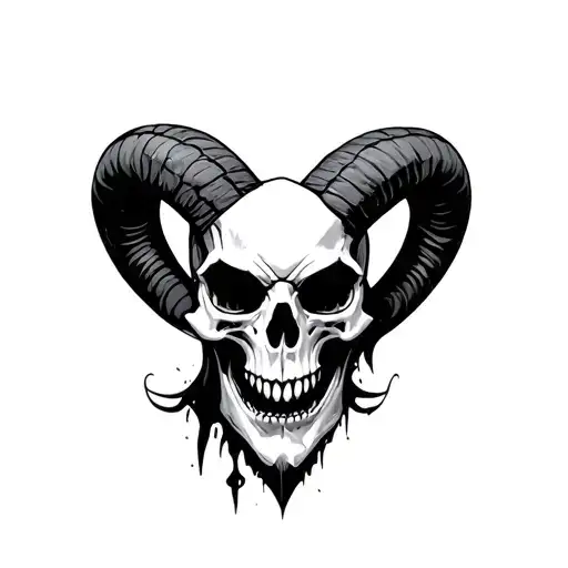 Evil Aries Skull