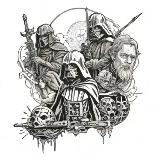 Star Wars And Lord Of The Rings And Family