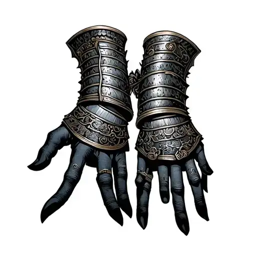 Embody Samurai Armor On Both Hands