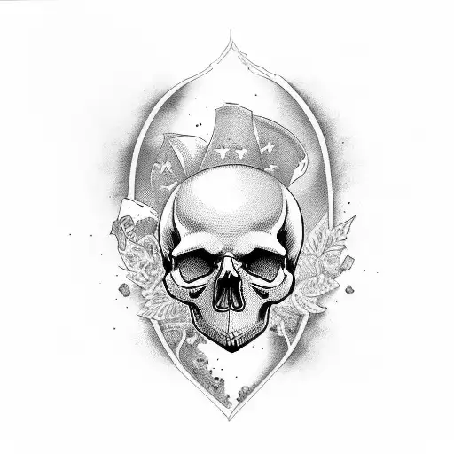 Skull Las Vegas Sleeve