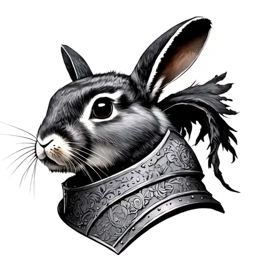 Monty Python Rabbit Black Knight