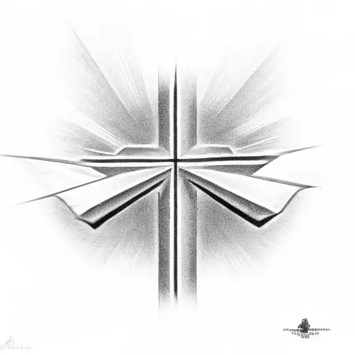 Pigeon And A Christian Cross With The Birthdate 2002