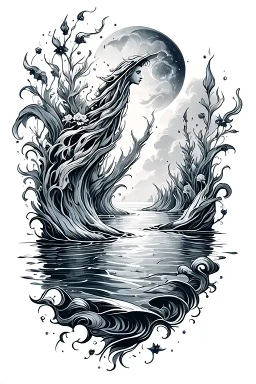 Water Aquarius Space River Flowing