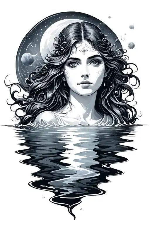 Water Aquarius Space River Flowing