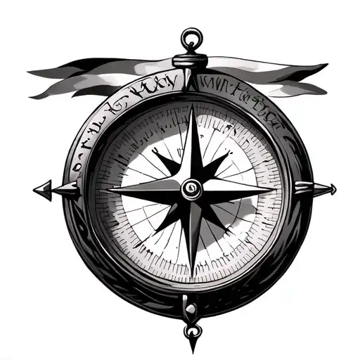 Compass In Background With Name Harsh On It And Rainbow Flag