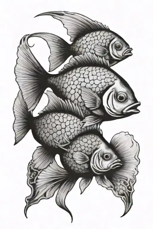 Couples Matching Tattoos Fish