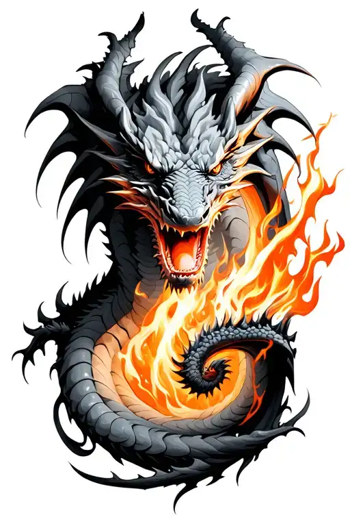 Dragon Breathing Fire