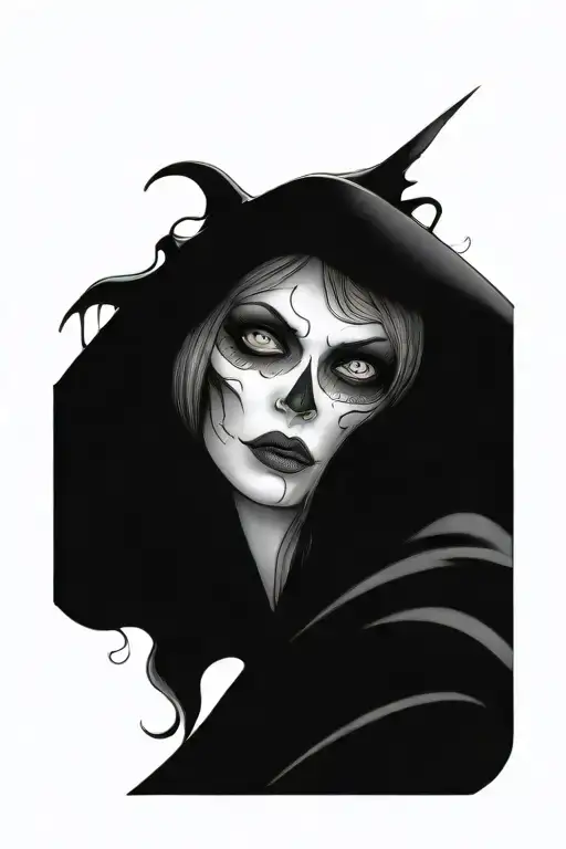 Sexy Grim Reaper Woman