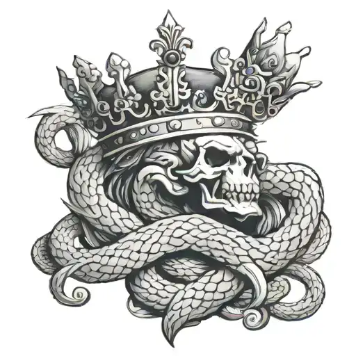 Sword Snake And Crown
