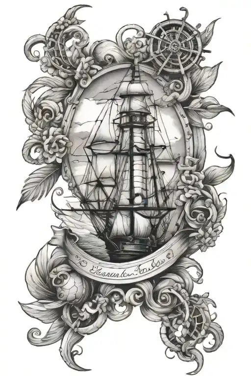 Nautical Leg Sleeve