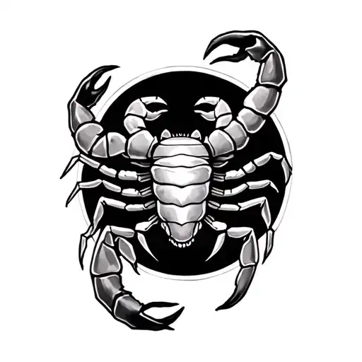 Mythical Scorpio Zodiac Tattoo With Scorpion And Witchcraft