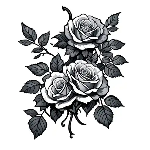 Roses On A Vine With Dream Chaser In It With The Armor