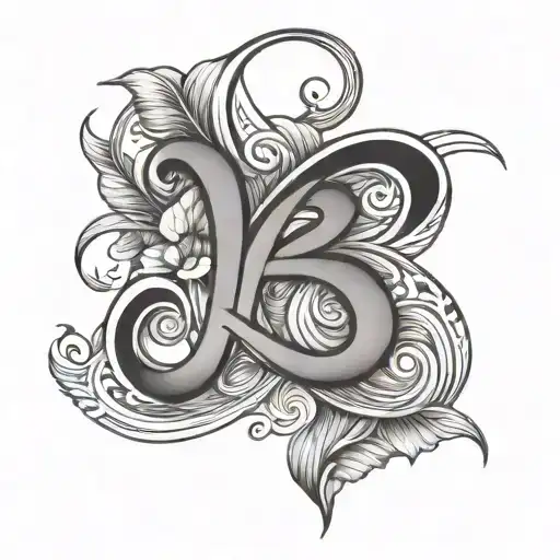 Alohabet A And R Infinite Symbol