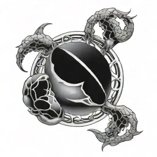 Cancer Zodiac Sign Intertwined